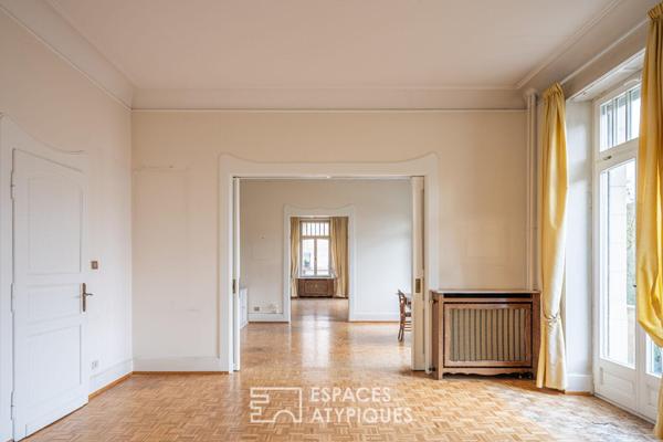 Appartement Art nouveau et ses balcons au coeur de la Neustadt