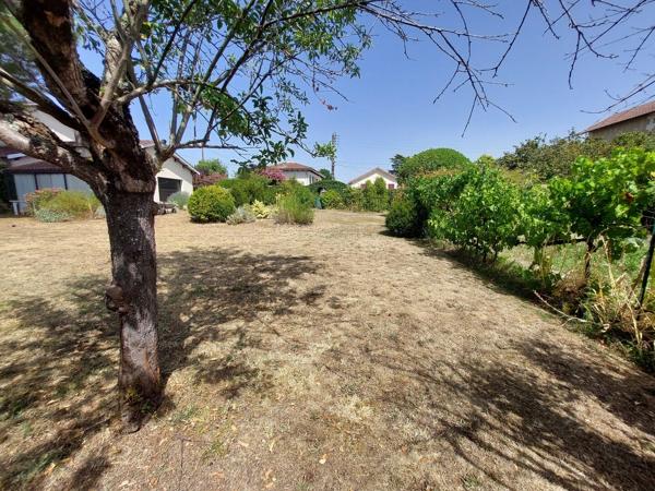 Isle d'Espagnac terrain à bâtir plat et arboré de 578 m² non viabilisé 66 000 € H.A.I.*