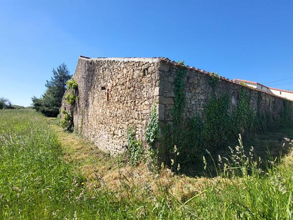 À vendre : charmante grange à réhabiliter située à Saint-Pierre-des-Echaubrognes.