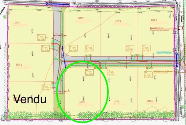 Terrain a batir 622 m2 CAUSSADE