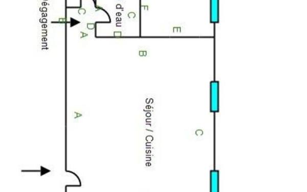 Appartement à vendre    2 pièces • 27,80 m2 Perpignan