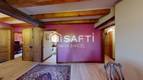 Maubec : maison de charme, parc 3 ha, piscine, vue