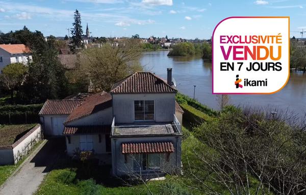 Bergerac : Villa de plain-pied avec vue imprenable sur la Dordogne