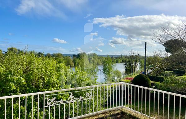 Bergerac : Villa de plain-pied avec vue imprenable sur la Dordogne