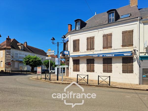 Ancien bar-restaurant avec logement – Fort potentiel au cœur de Châteaumeillant