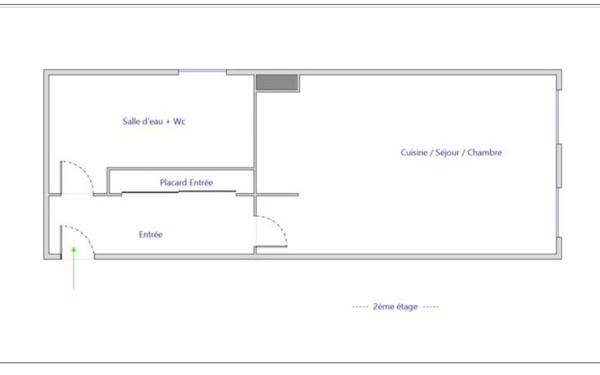 Appartement à vendre    2 pièces • 26,75 m2 Uzès