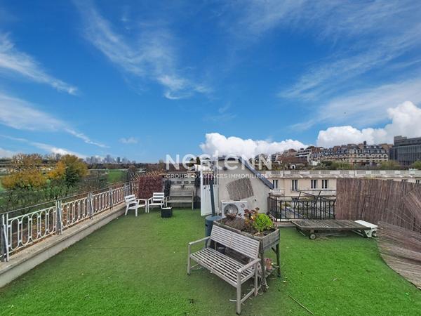 Appartement 2 pièces à Paris 16 avec terrasse , Porte d'Auteuil, Hippodrome d'Auteuil, vue dégagée, Village Auteuil,