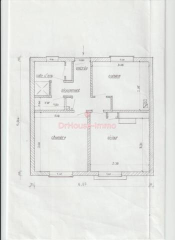 Maison à vendre 3 pièces de 44 m²
