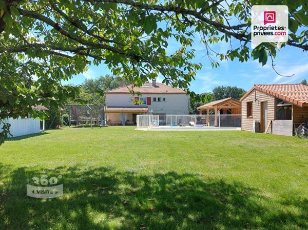 LE PASSAGE D'AGEN : MAISON  219 m² - 11 pièces - 8 chambres -Piscine- SPA- Jardin