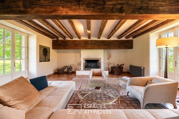 Gentilhommière du XVe siècle au coeur d’un hameau en Périgord Vert