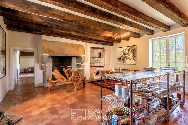 Gentilhommière du XVe siècle au coeur d’un hameau en Périgord Vert