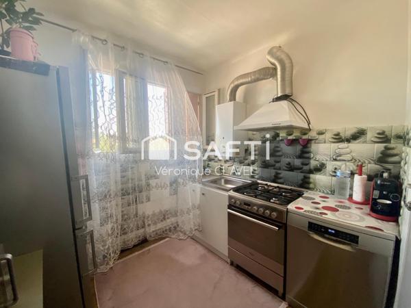 Bel appartement T4, 70m2 avec cave  et balcon