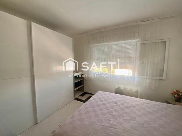 Bel appartement T4, 70m2 avec cave  et balcon