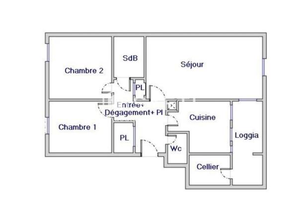 Appartement T3 avec parking