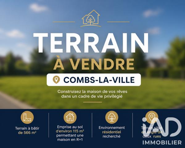 Terrain à vendre 566 m² Combs-la-Ville