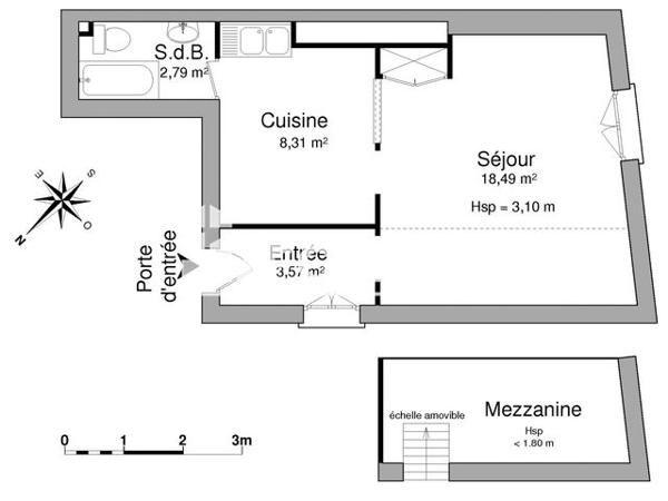 Location Studio 32.69 m² - 1 BOULEVARD VICTOR HUGO Uzes 30700
