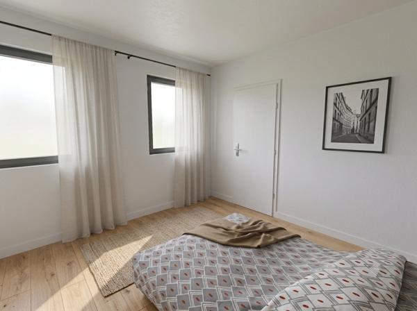 Appartement T3 de 54,79 m² avec deux suites, balcon et stationnement à Louviers
