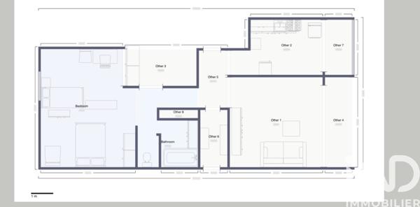 Appartement à vendre 3 pièces 66 m² Vitry-sur-Seine