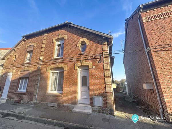 Maison mitoyenne 1 côté à vendre, 4 pièces - Hirson 02500