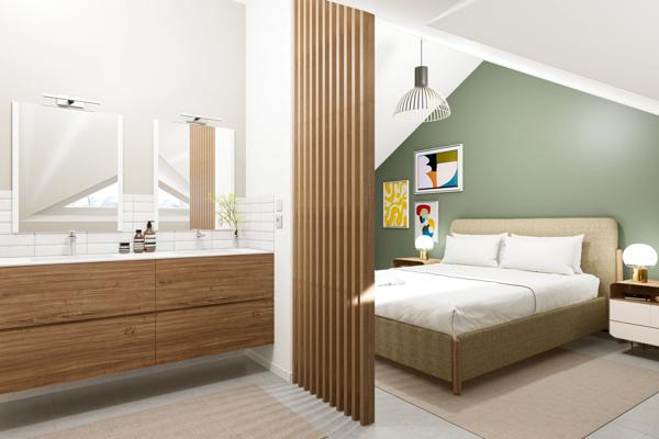 À vendre : Appartement T2 duplex en R+1 à Sainte Anne - RESIDENCE AVEC VUE MER