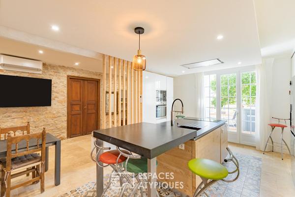Maison familiale et chambres d’hôtes rénovés au coeur des Corbières