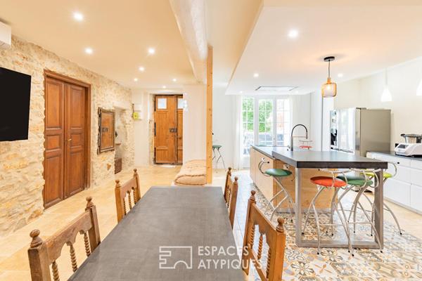 Maison familiale et chambres d’hôtes rénovés au coeur des Corbières