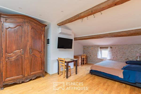 Maison familiale et chambres d’hôtes rénovés au coeur des Corbières
