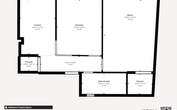 Appartement à vendre    2 pièces • 36,04 m2 Marseille 6