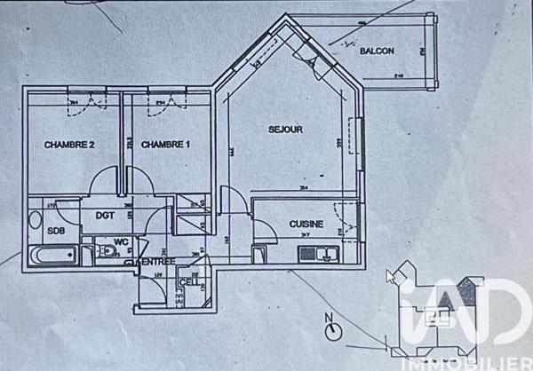 Appartement à vendre 3 pièces 68 m² Saint-Germain-en-Laye