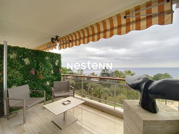 BORD DE MER - 2P - 56 m2 - Vue mer panoramique - SUD - Parking - Piscine - Tennis