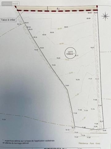 Terrain à Batir à vendre à Trédrez-Locquémeau dans les Côtes-d'Armor (22300), ref : 10930/62