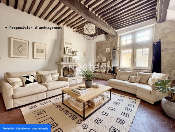 SOUS OFFRE - Lauris "vieux village" : maison de village 65 m2 avec petit toit terrasse - 3 p