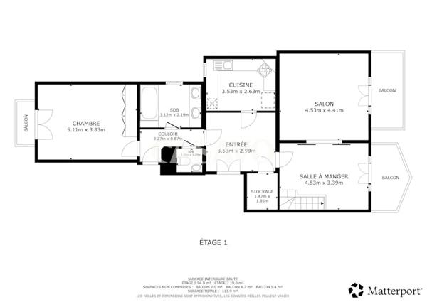 Vente Appartement 4 pièces de 102m² - 13008 Marseille