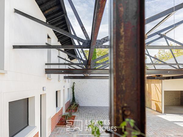 Duplex avec jardin à aménager dans une copropriété de standing