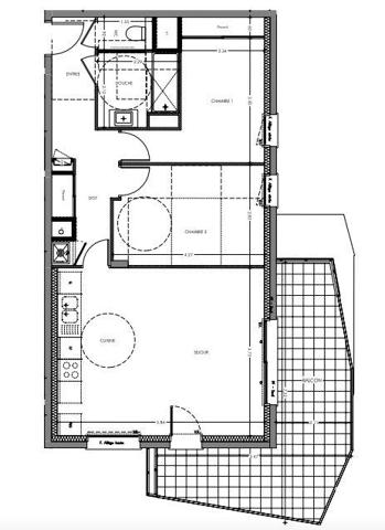 Appartement à vendre 3 pièces 66 m² Sassenage