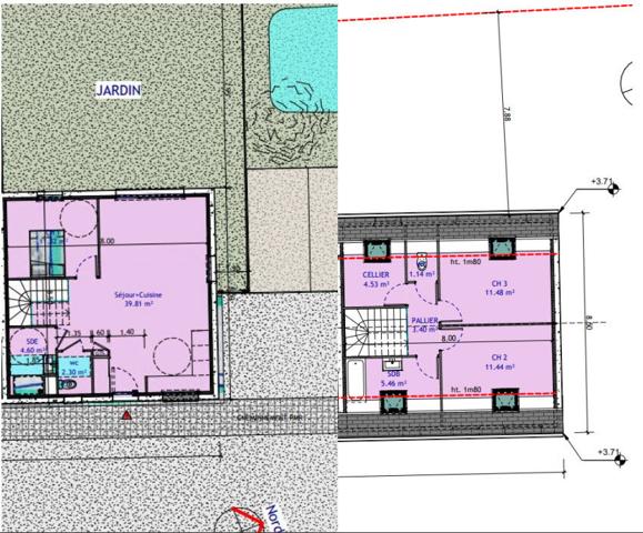 MAISON INDIVIVIDUELLE AVEC JARDIN