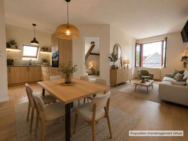 Appartement 2 pièces de 50 m² à Étampes, quartier Saint-Martin - au dernier étage avec ascenseur