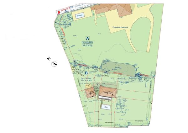 Ecully - Projet de construction avec terrain plat constructible de 3677m² - Permis de Construire purgé de tout recours