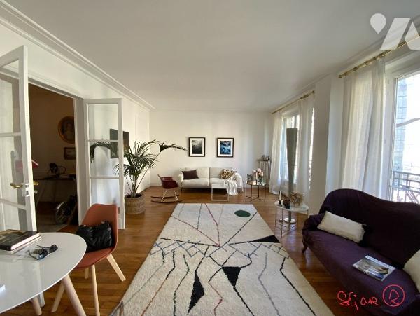 Paris 17e – Mallarmé – Rare grand appt 6p/136m² à créer – 2 appts mitoyens – Immeuble 1930 standing