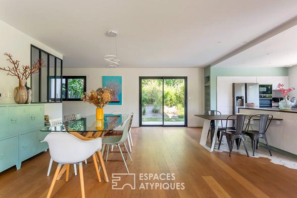 Maison contemporaine avec piscine