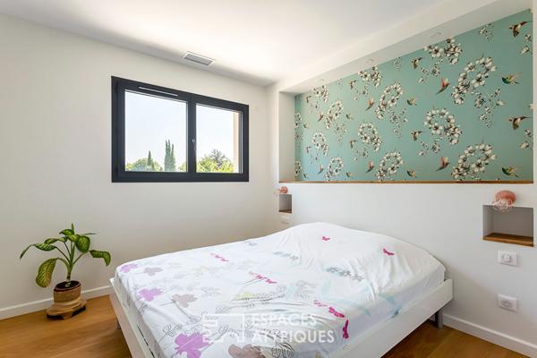 Maison contemporaine avec piscine