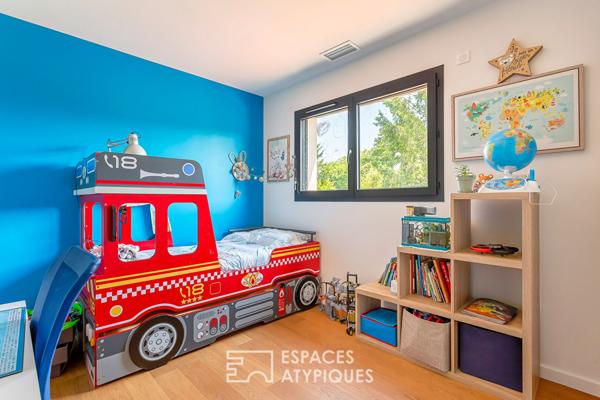 Maison contemporaine avec piscine