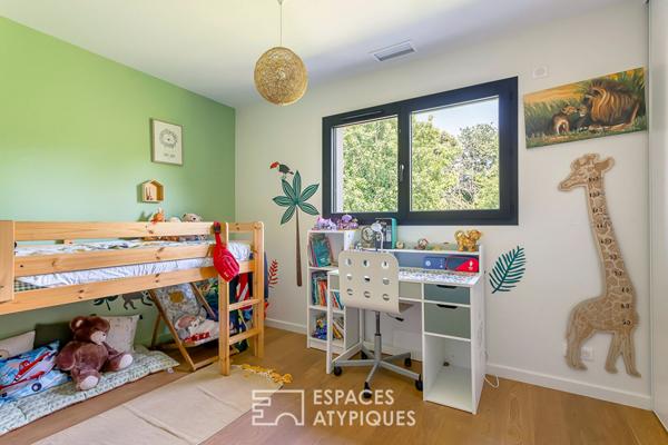 Maison contemporaine avec piscine