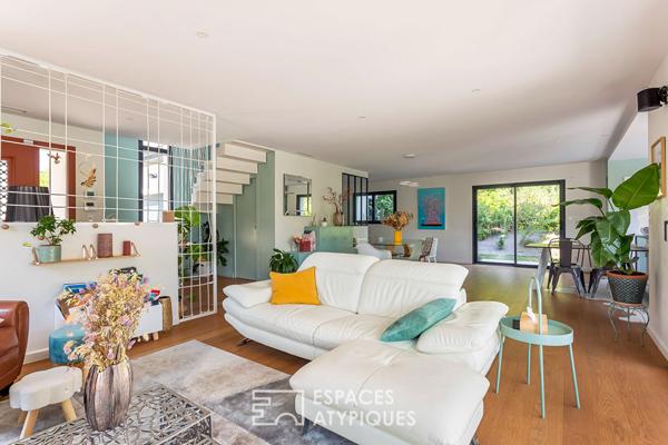 Maison contemporaine avec piscine