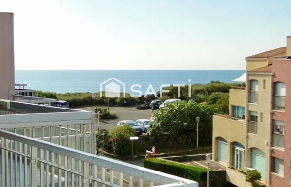 Studio avec terrasse, vues mer et port