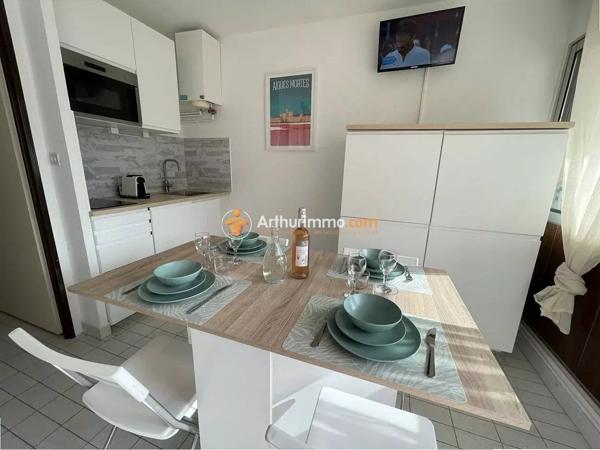 Location                                                      Appartement
                        
                     1 pièces                      18 m2                     à Le Grau-du-Roi