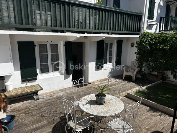 Au coeur de Cambo-les-bains, découvrez ce bel appartement de 66m2 situé en rez-de-chaussée d'une petite copropriété, offrant un cadre de vie rare : le confort du centre-ville tout en profitant d'un environnement calme et verdoyant.
Il se compose d'une agréable pièce de vie baignée de lumière avec une cuisine aménagée et équipée ouverte sur le séjour, créant un espace convivial et chaleureux.
L'appartement comprend également une salle de bain complète avec baignoire et douche, ainsi qu'une arrière-cuisine très pratique permettant un espace de rangement supplémentaire.
Côté nuit, vous disposerez de deux chambres avec portes-fenêtres donnant accès à un large balcon couvert de 14m2, surplombant la Nive et offrant une vue dégagée sur la nature environnante.
A l'extérieur, vous profiterez d'un véritable atout : un jardin privatif de 36m2, idéal pour se détendre, déjeuner ou diner en plein air, ou simplement profiter des beaux jours.
Un bien rare sur le secteur, alliant emplacement privilégié, tranquillité, volumes agréables et espaces extérieurs.
A découvrir sans tarder !