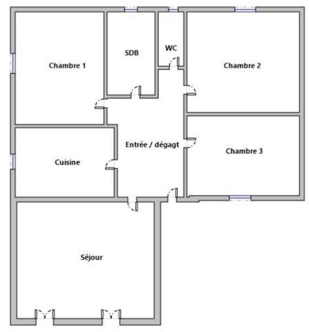 Appartement à vendre 4 pièces 73 m² Marignane