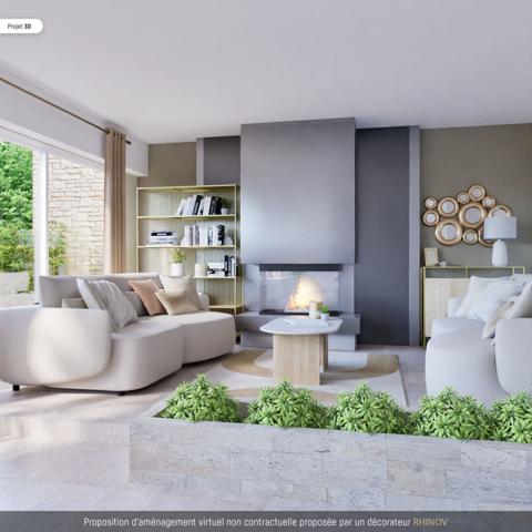 SAINT BONNET DE MURE LE HAUT - VILLA D'ARCHITECTE DE 230 m² et 7 chambres sur terrain de 2500 m²