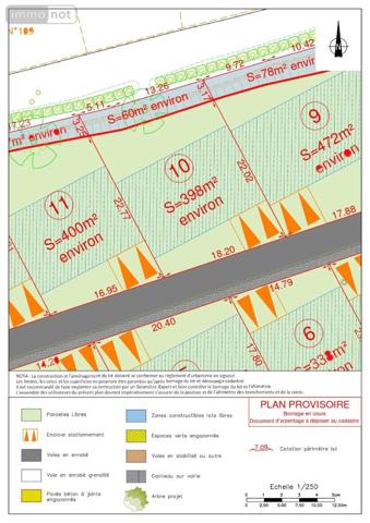 Terrain à Batir à vendre à Iffendic en Ille-et-Vilaine (35750), ref : 048-V705M